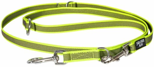 Julius K9 Laisse D'entraînement Autocollante Jaune Fluo 3 Julius K9 Laisse D'entraînement Autocollante Jaune Fluo