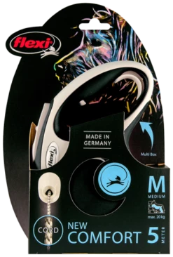 Flexi New Comfort Leash Lanyard Noir/Blanc 5 Flexi New Comfort Leash Lanyard Noir/Blanc -Miscota Soldes Boutique correa flexi new comfort s cordon 3 2 g 1