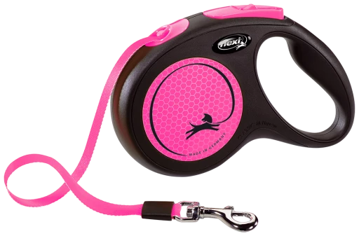 Flexi Strap New Neon Pink Ribbon 3 Flexi Strap New Neon Pink Ribbon