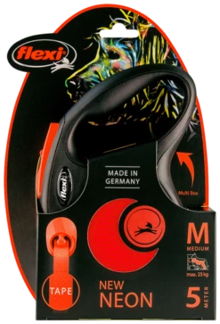 Flexi Nouvelle Laisse Néon Sangle Orange -Miscota Soldes Boutique correa flexi new neon s cinta 3 2 g