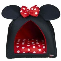 For Fan Pets Lit Grotte Minnie Pour Chats Et Chiens -Miscota Soldes Boutique cueva cama para perros minnie 3 g
