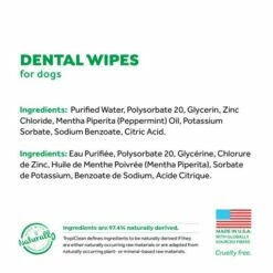 TropiClean Lingettes Dentaires à La Menthe Poivrée Pour Hiens Et Chats -Miscota Soldes Boutique e7oinrlx1ch7cn3d7mdj 63888d9a61028 g