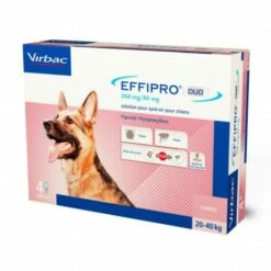 Virbac Effipro Duo Spot On Antiparasitaire Pour Chiens De 20 à 40 Kg