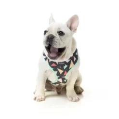 FuzzYard Harnais RAD -Miscota Soldes Boutique fuzzyard rad charcoal with multi triangles dog harness 2 300x 62c29e338ca38 g