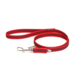 Julius K9 Laisse Caoutchoutée Rouge Avec Poignée Rouge -Miscota Soldes Boutique julius k9 color grey super grip red leash d104 1511 y5ep9jsjjegsqtdb 28808 63ca2c0928414 g
