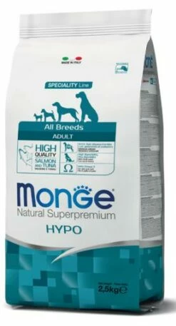Monge Nourriture Pour Chiens NS Adult Hypoallergenic Saumon Et Thon