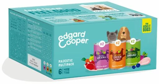 Edgard & Cooper Wet Dogs Multipack Poulet, Cerf Et Agneau 3 Edgard & Cooper Wet Dogs Multipack Poulet, Cerf Et Agneau