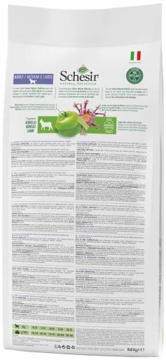 Schesir Agneau Natural Selection Medium / Large Dog 5 Schesir Agneau Natural Selection Medium / Large Dog – Image 3