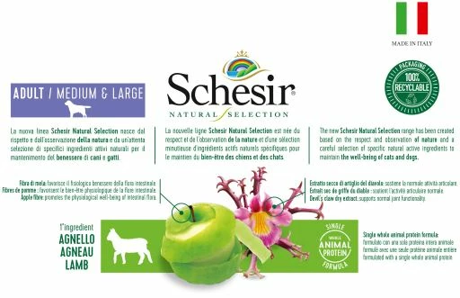 Schesir Agneau Natural Selection Medium / Large Dog 6 Schesir Agneau Natural Selection Medium / Large Dog – Image 4