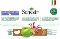 Schesir Dinde Sans Grains Natural Selection Medium / Large Dog -Miscota Soldes Boutique natural selection perro mediano grande pavo grain free 4 g