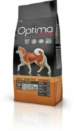 Optimanova Adult Sensitive Saumon Et Pomme De Terre Grain Free -Miscota Soldes Boutique onovacsensa optima nova canine adult sensitive salmon 1 6318511a9c20e g