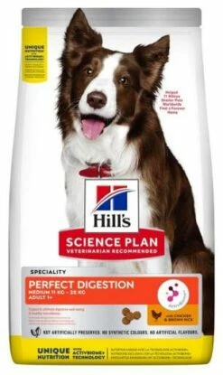 Hill's Science Plan Perfect Digestion Medium Adult Au Poulet & Riz 11 Hill's Science Plan Perfect Digestion Medium Adult Au Poulet & Riz -Miscota Soldes Boutique perfect digestion perros adultos razas medianas pollo arroz 1 2 g