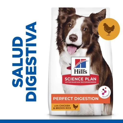 Hill's Science Plan Perfect Digestion Medium Adult Au Poulet & Riz 6 Hill's Science Plan Perfect Digestion Medium Adult Au Poulet & Riz – Image 4